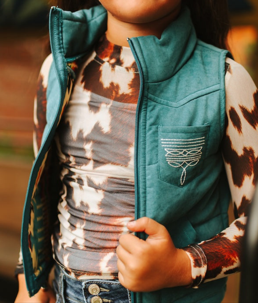 Girls Boot Stitch Vest *Pre-Order*