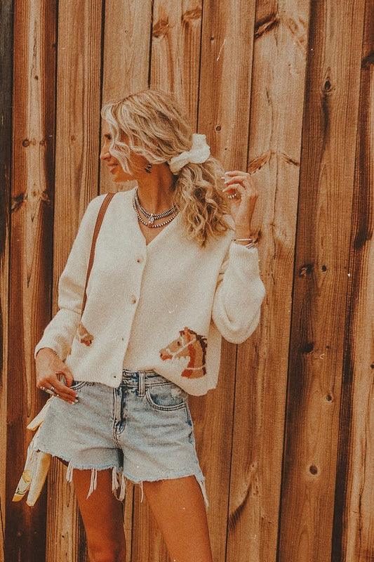 The Vintage Equestrian Cardigan