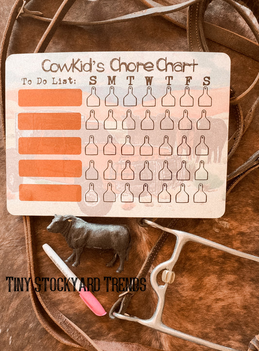 Cowkid Chore Chart