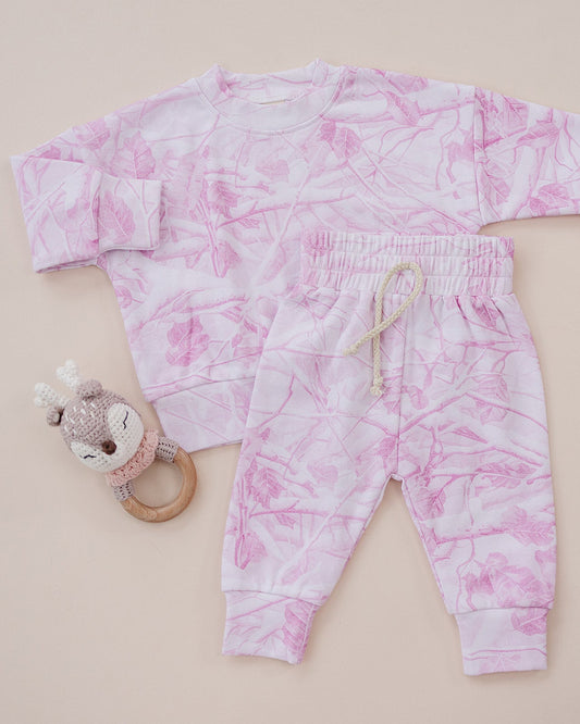 Jogger Set | Pink Camo