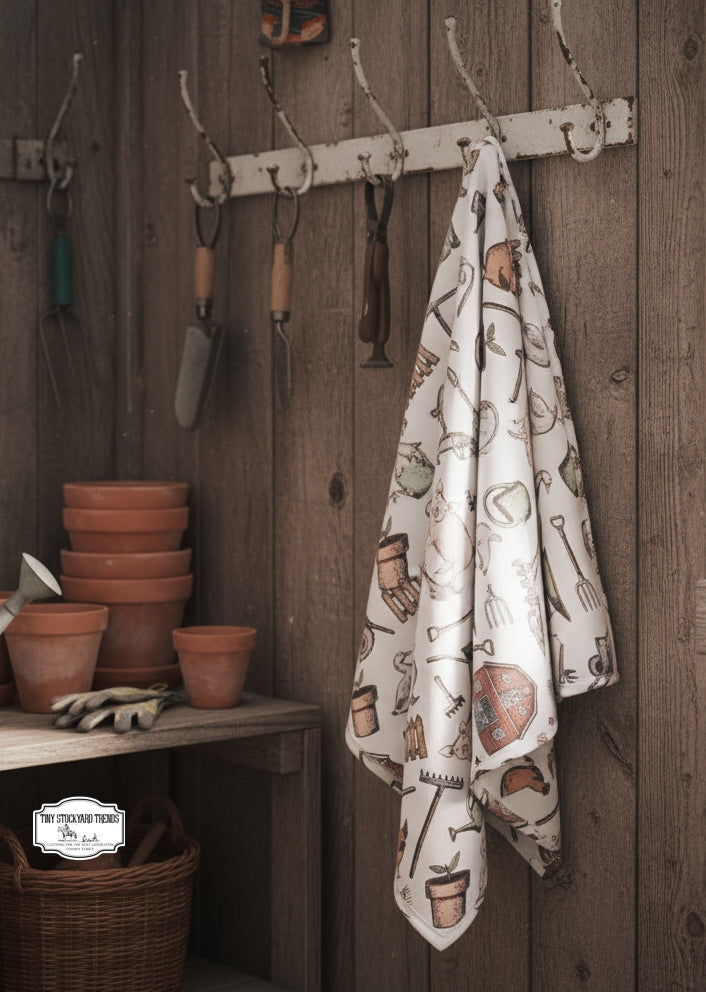 Farmer's Market Baby Stroller Blanket - Soft Bamboo