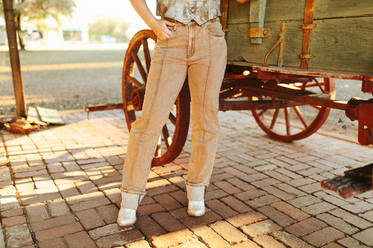 Line Drive Denim-Buckskin