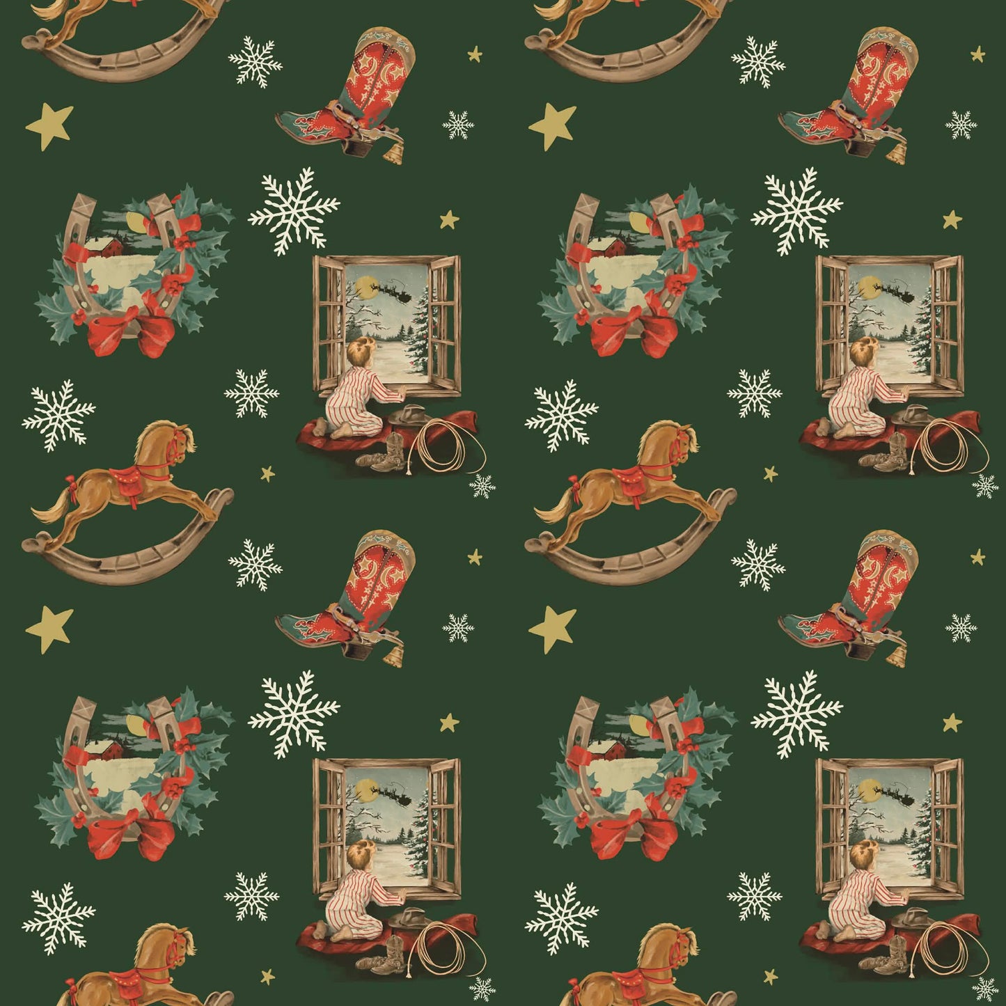 Vintage Cowboy Christmas Pre-Order