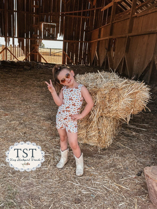 Butterfly Buckaroo Romper