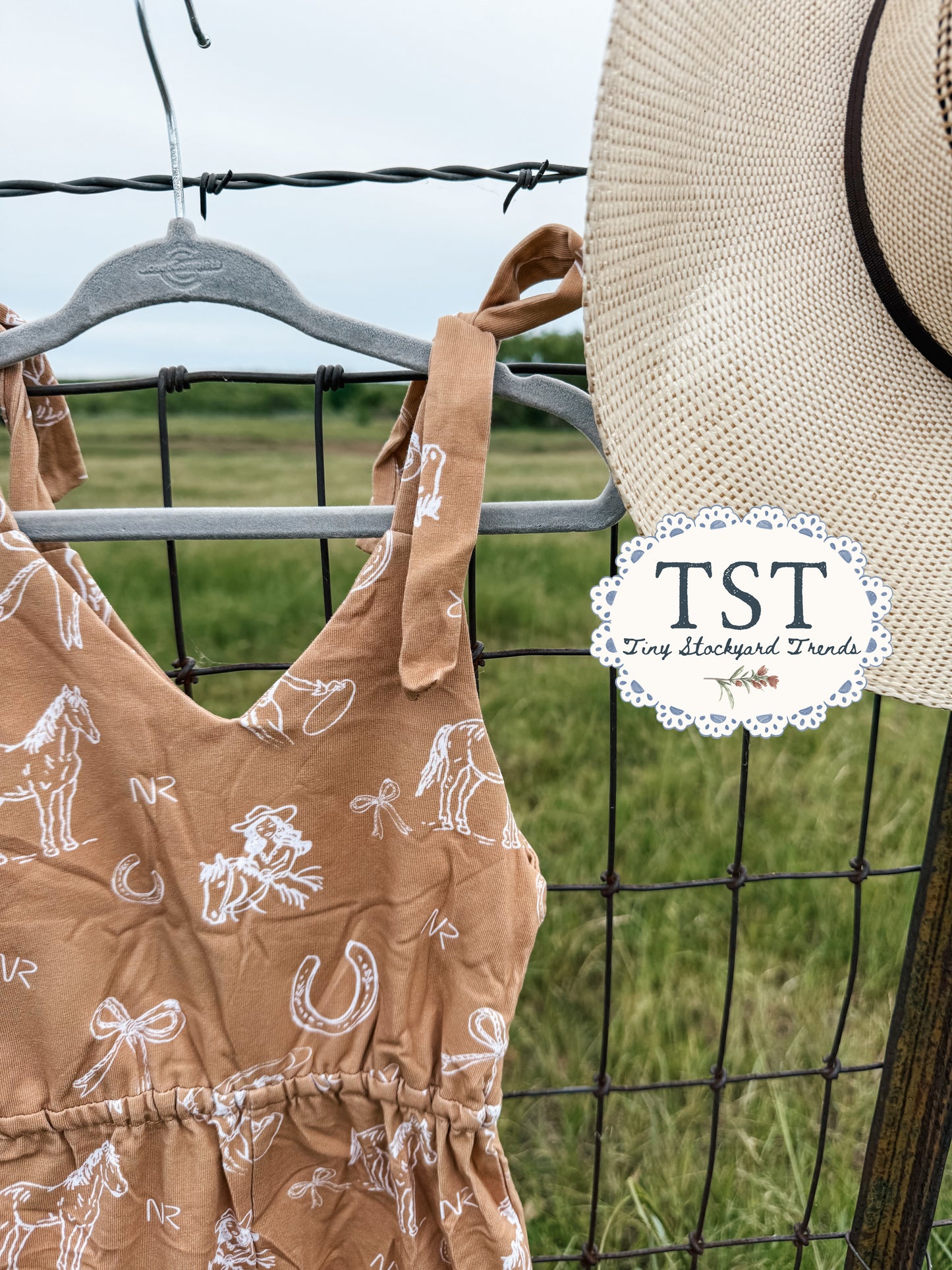 PREORDER Branded Cowgirl Romper