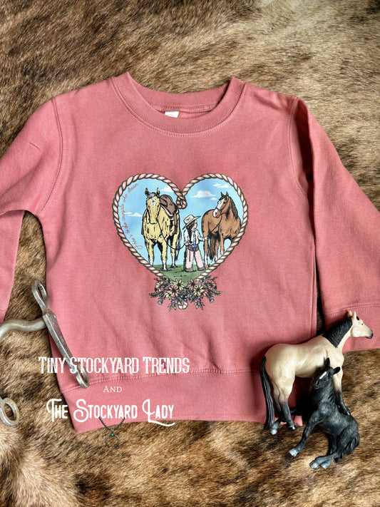 Here’s to the Cowgirls who Dream Sweatshirt
