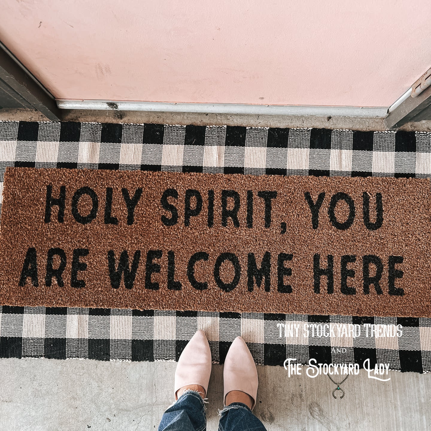 Holy Spirit Door Mat