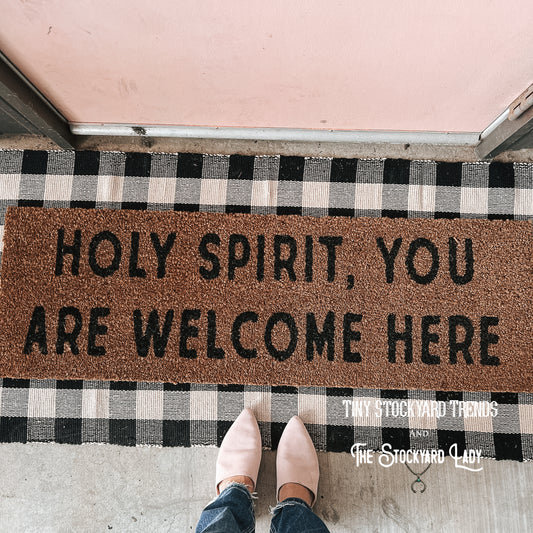 Holy Spirit Door Mat