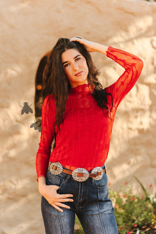 Lariat Lace in red