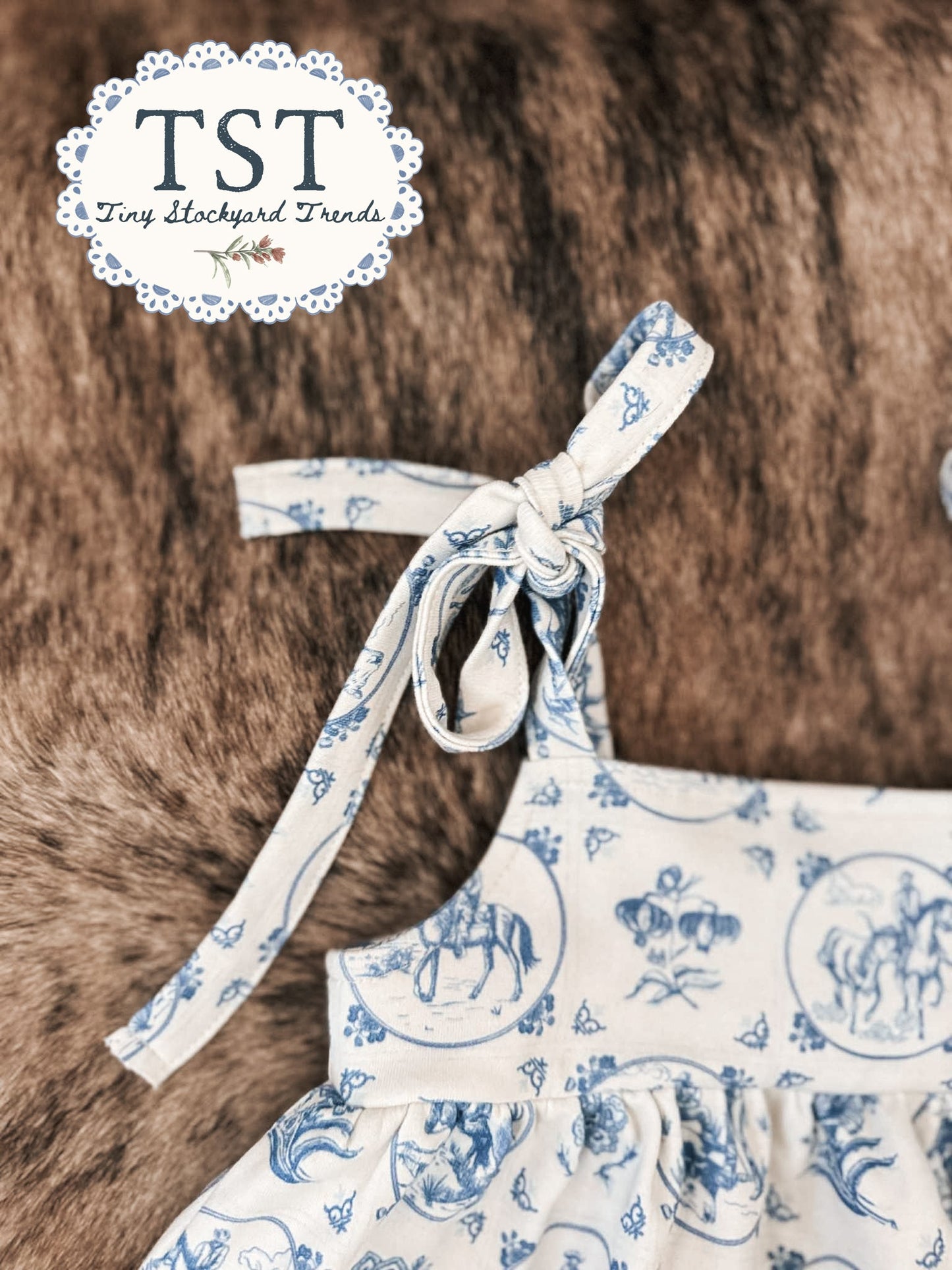 Cowgirl Blues Romper Pre-Order
