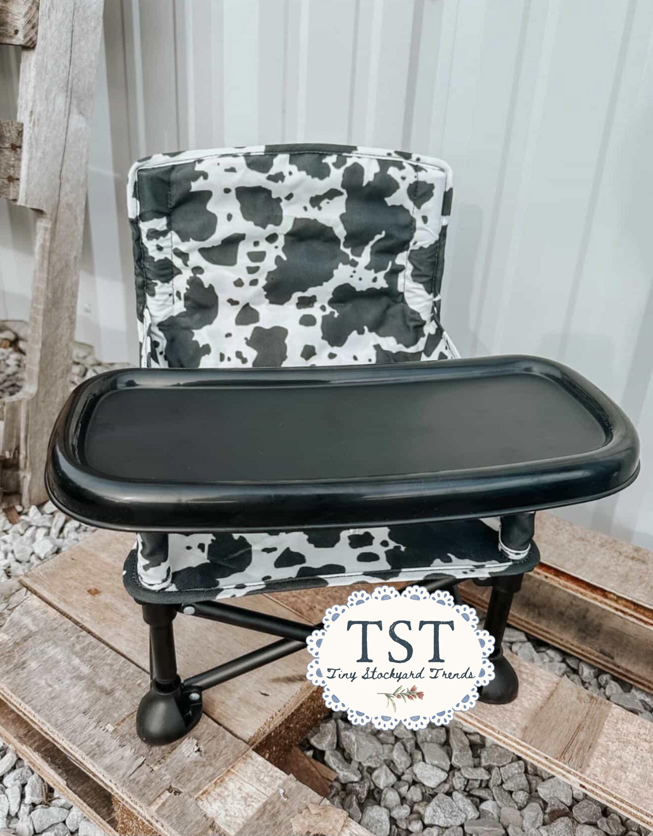 Cow Print Travel Chair *Ready to ship!!