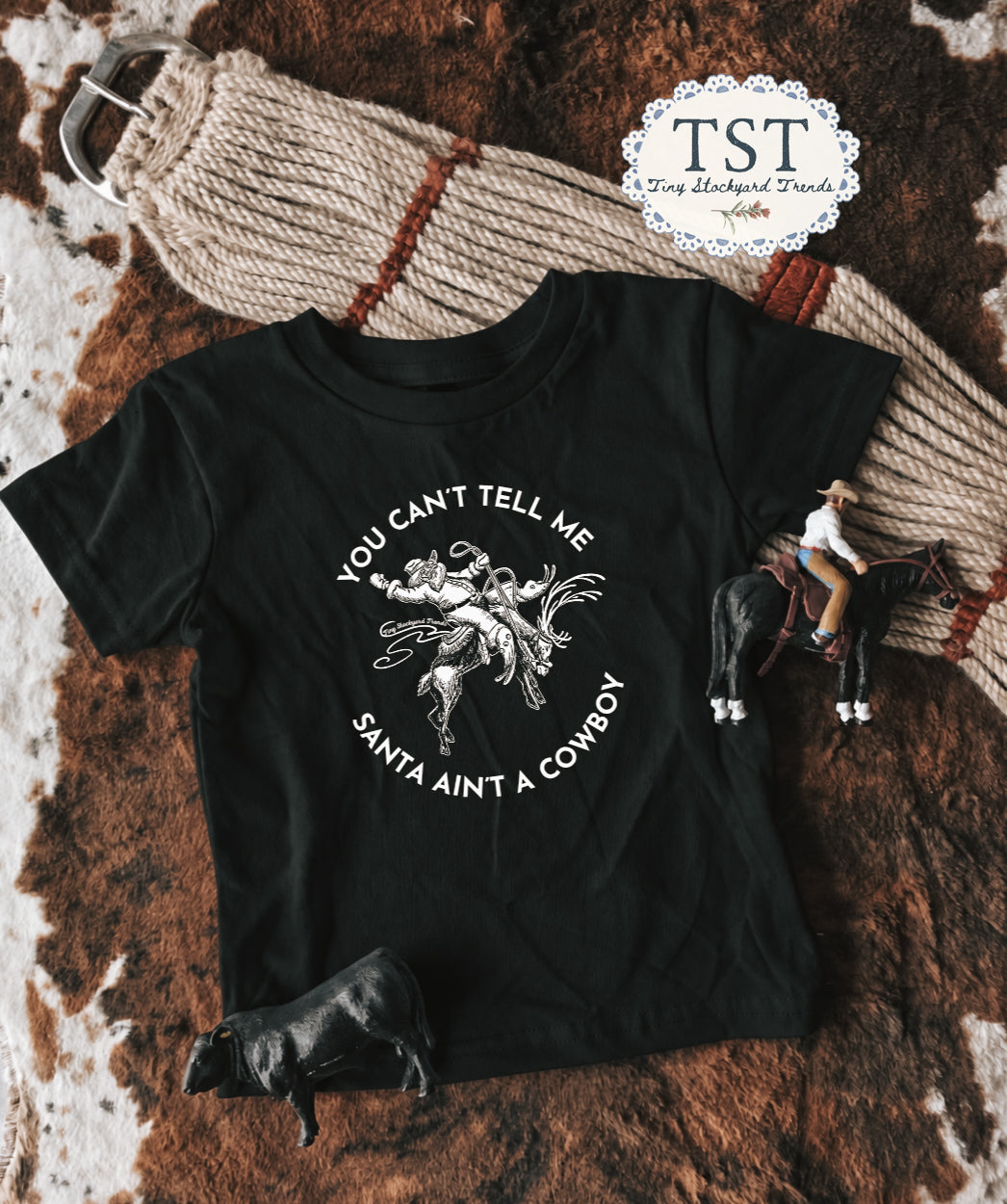 Cowboy Santa Tee/Onesie
