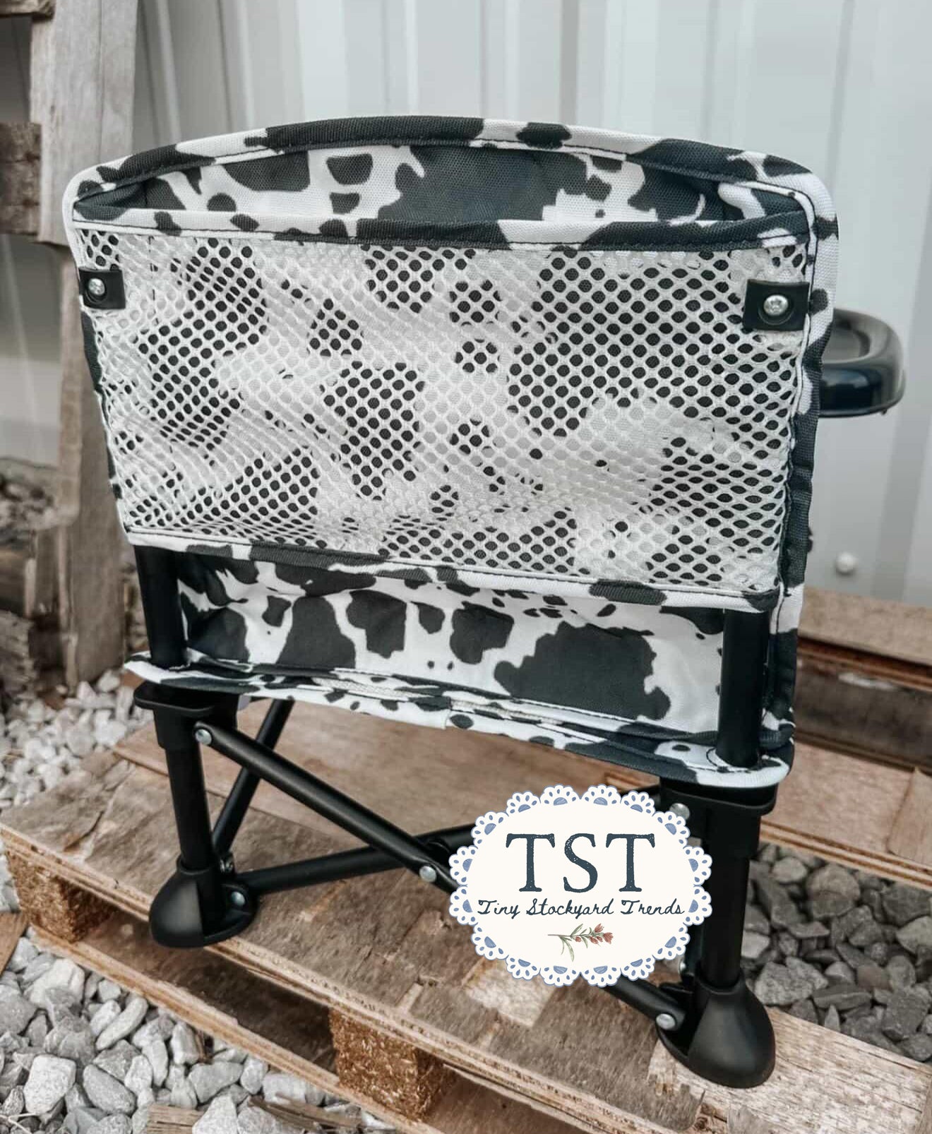 Cow Print Travel Chair *Ready to ship!!