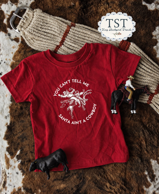 Cowboy Santa Tee/Onesie