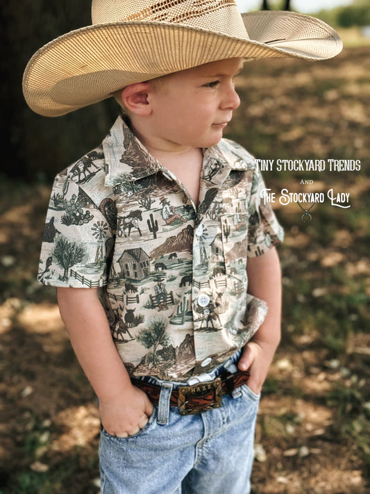 Out West Boys Shirt