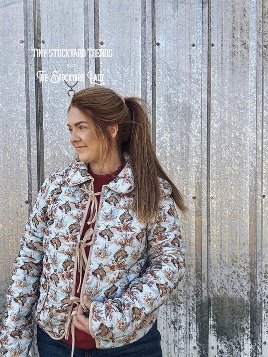 Broncy Quilted Jacket in Womens