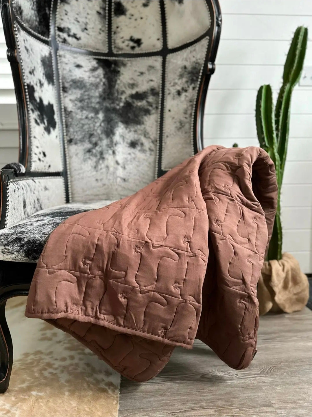 Quilted Bamboo Blanket - Twin