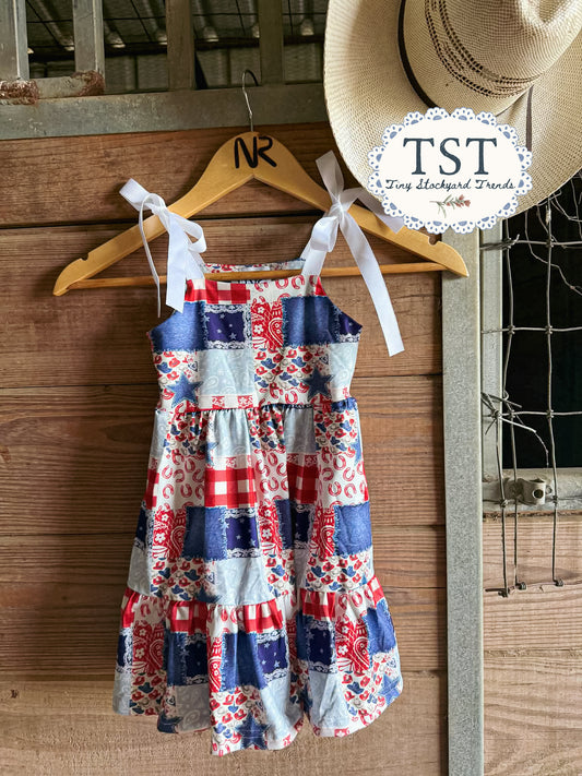Patriotic Patchwork Dress