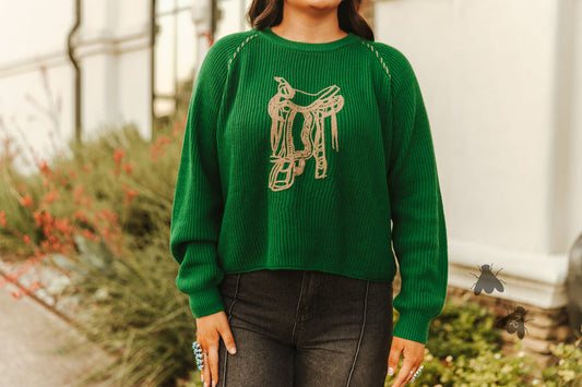 Saddle Strap Sweater