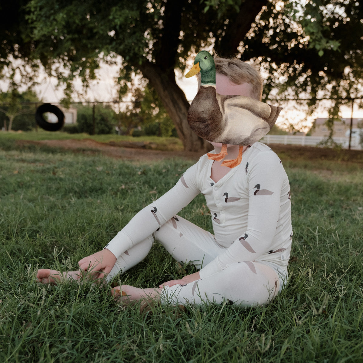 Bamboo Two Piece Pajamas | Mallard