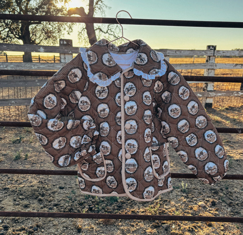 Ranchland Toile Quilted Jacket